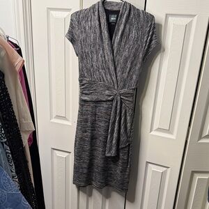 Maeve Charcoal Knit Midi Dress